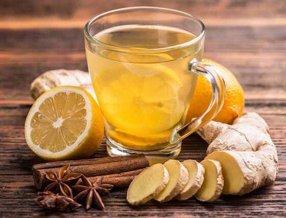 Tēja ar ingveru, citronu, kanēli un krustnagliņām ilgstošai erekcijai